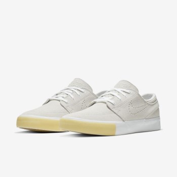 Nike SB Zoom Stefan Janoski RM SE - Női Deszkás Cipő - Fehér/Szürke/Sárga/Fehér